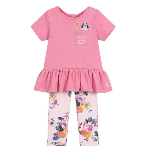 LAST CHANCE! Joules “ Artist in the Making “ 2 Piece Set 12-18M - Picture 5 of 5